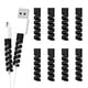 thumbnail image 1 of Protector de cable de cargador, 10 piezas, funda protectora de cable USB en espiral de silicona altamente flexible, compatible con, 1 of 5