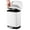 White, variant on Bathroom Trash Bin with Lid, 3.2 Gallon Stainless Steel Kitchen Trash Can, With Automatic Lowering and Soft Closing, Recycling Bin for Kitchen, Bathroom or Office