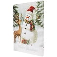 thumbnail image 6 of Northlight LED Lighted Snowman and Reindeer Christmas Canvas Wall Art - 15.75" x 11.75", 6 of 9