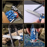 Outdoor and household multifunctional manual tools, folding pliers, portable camping and mountaineering EDC combination tool pliers, screwdriver