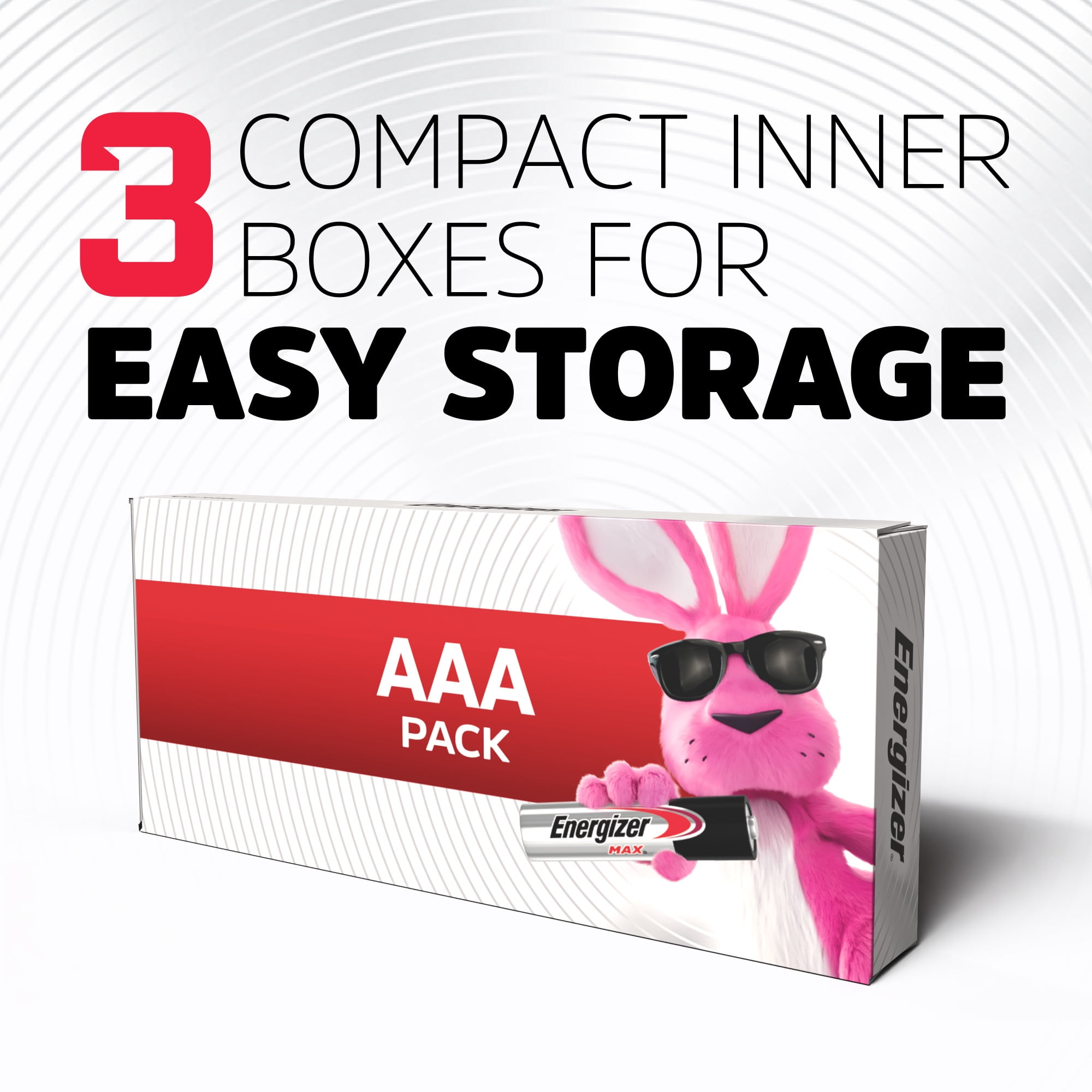 (2 pack) Energizer MAX AAA Batteries (24 Pack), Triple A Alkaline Batteries