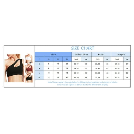 

nsendm One-Shoulder Yoga Underwear Plus Shake-proof Women Exercise Size Bra Girl Workout Too Underwear Red Large