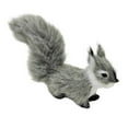 thumbnail image 1 of Artificial Squirrel Figurine Miniature Plush Simulation Fake Animal Table Decora, 1 of 11