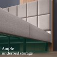thumbnail image 4 of Zinus Lottie 35 inch Upholstered Platform Bed Frame, 4 of 9