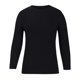 thumbnail image 5 of Hombres Casual Sólido Cuello Redondo Jersey Suéter de Manga Larga Slim Fit Bottoming Knit Top Pompotops oipoqjl34504, 5 of 6