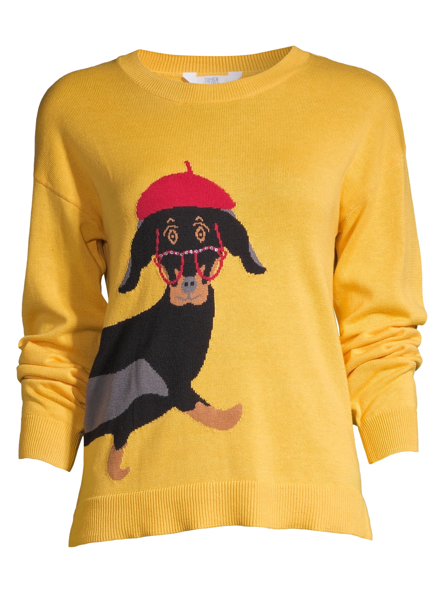 women's dachshund sweater