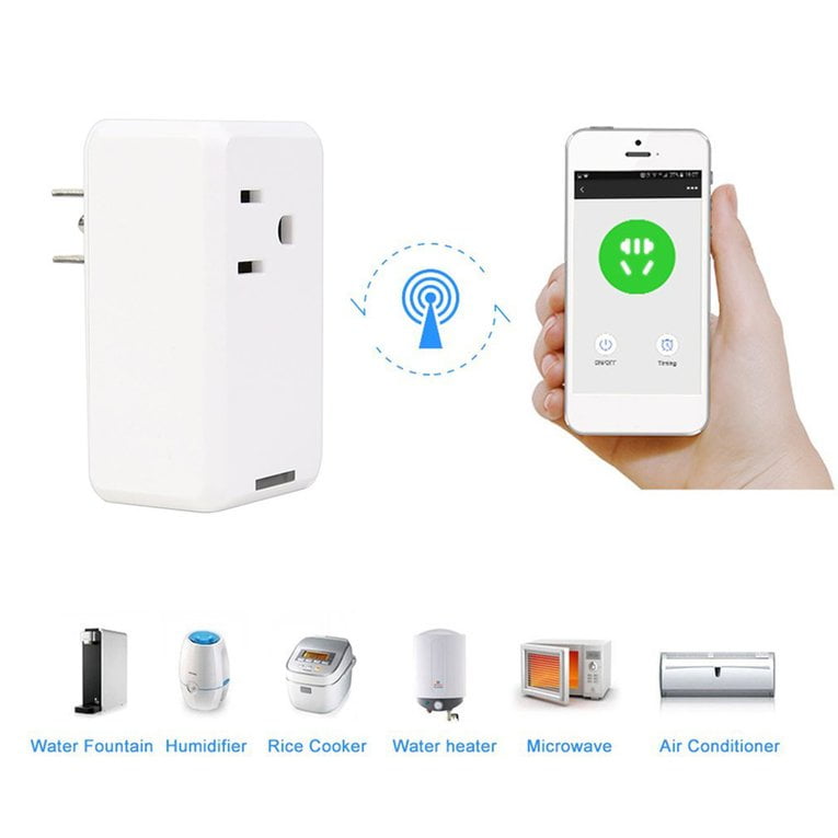 Control de voz inalámbrico WiFi Smart Remote Switch Socket No Hub para Alexa Control de voz inalámbrico WiFi Smart Remote Switch Socket No Hub para Alexa