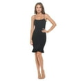 thumbnail image 3 of Women's Sleeveless Mini Cocktail Dress, Spaghetti Strap Bodycon Sexy Going Out Party Formal, Spring Summer 2024(Black Medium Size), 3 of 6