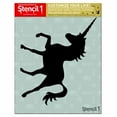 thumbnail image 3 of Stencil1 Unicorn Silhouette Stencil Art Craft - 8.5"x11", 3 of 4