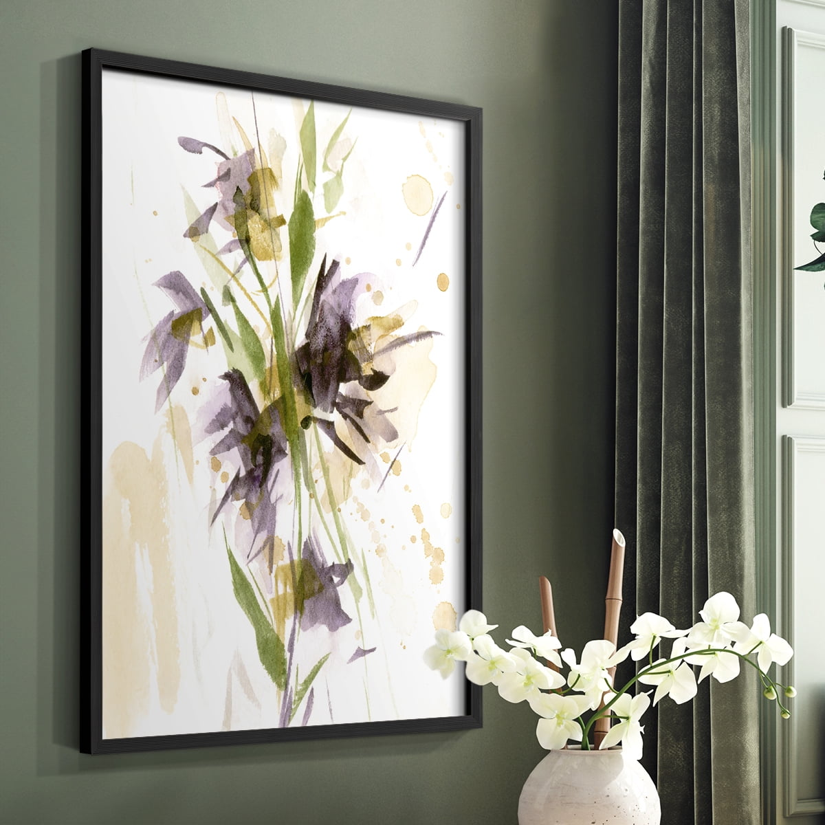 After Rain II Framed Print in Black Solid Wood 16 x 20 Framed Print