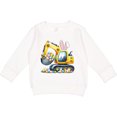thumbnail image 2 of Inktastic Easter Excavator Bunny Ears Egg Hunt Toddler Sweatshirt, 2 of 4