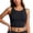 Noir, variante sur Riforla Hauts de Maillot de Bain pour Femmes Couleur Unie Respirant Confortable Tankini Chandail de Bain pour Plage Piscine Activités d'Été Tankini Haut de Bain Vert Foncé TTG