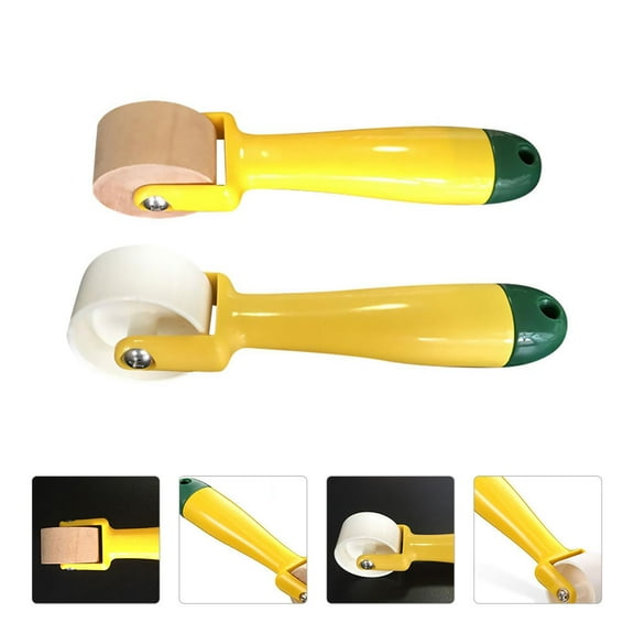Sparsain 2 Pack Wallpaper Seam Roller Portable Quilting Tools
