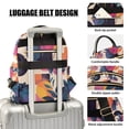 thumbnail image 3 of FORMRS Mini Backpack Purse for Women Travel Daypack Casual Shoulder Bag, Flowers Pattern Style, 3 of 7