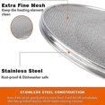 thumbnail image 4 of 2pcs Splatter Shield For Ninja Foodi, Accessories For Ninja Foodi Indoor Grill,stainless Steel Splatter Screen, Dishwasher Safe, 4 of 5