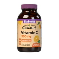 Bluebonnet Vitamin C 500mg Antioxidant Support & Immune Health*, 90 Orange Chewable