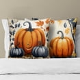thumbnail image 4 of Fall Pumpkin Throw Pillow Covers - Autumn Pillow Covers 20x20 Inch Pumpkins Pillows Cases Halloween Maple Leaf Pillowcases Home Decorative for Sofa, 4 of 6