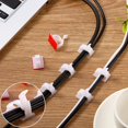 thumbnail image 3 of nipocaio 60 Pieces Mini Outdoor Cable Clips, Wire Holder (White), 3 of 5