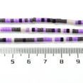 thumbnail image 4 of 10strands Handmade Czech Lampwork Beads Strands Disc Beads Purple 2.5x2mm Hole: 1mm about 224pcs/strand 15.55 inch(39.5cm), 4 of 4