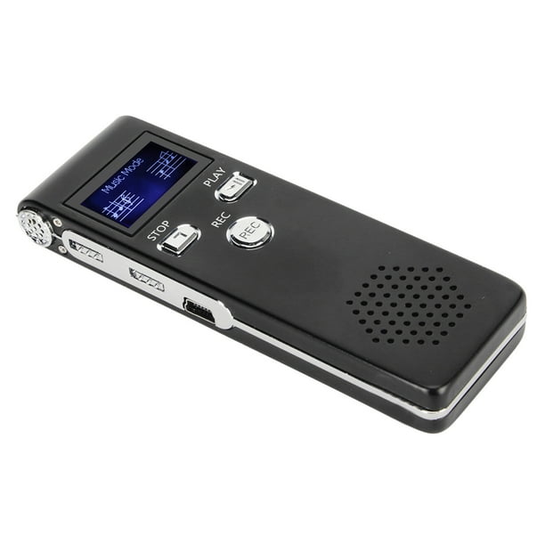 Grabadora de Voz Digital Reducción de Ruido Inteligente Micrófono Dual Integrado Compatible con Grabación de un Toque Grabadora Activada por Voz para Reuniones