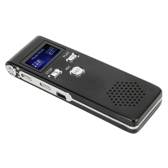 Grabadora de Voz Digital Reducción de Ruido Inteligente Micrófono Dual Integrado Compatible con Grabación de un Toque Grabadora Activada por Voz para Reuniones