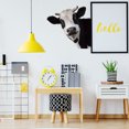 thumbnail image 4 of XWSHYW Pegatinas de Pared Bonita Entrada de Dormitorio Infantil con Forma de Vaca, Decoración Paisajística para El Hogar, Pared Extraíble, 4 of 5