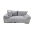 thumbnail image 3 of EHJRE Dog Sofa Bed with Washable Cover, Non-Slip Bottom, Comfortable Multi-Purpose Pet Recliner Chair, Pet Couch, Lounger for Cats And Puppies light gray, 3 of 8