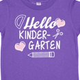 thumbnail image 4 of Inktastic Hello Kindergarten with Hearts and School Supplies Boys or Girls Toddler T-Shirt, 4 of 5