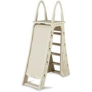 confer plastics a-frame 7200 above ground adjustable pool roll-guard safety ladder