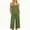 *Army Green, variant on VBVC Women's 2 Piece Cropped Loungewear Set,Adjustable Strap Cami Top and Capri Pants for Women,Ladies Casual Summer Home Vacation Outfit with Pockets,Army Green,S-2XL