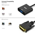 thumbnail image 3 of BENFEI Active DVI-D to VGA Adapter, Benfei DVI-D 24+1 to VGA Male to Female Adapter, 3 of 8