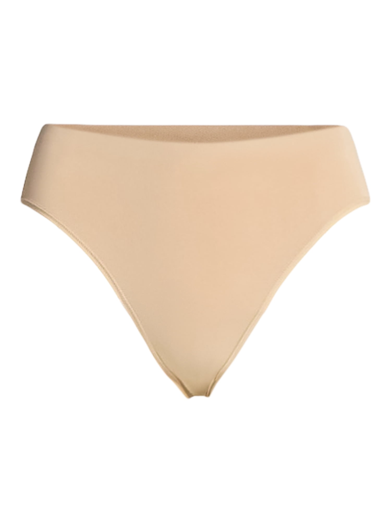 Joyspun Women's Seamless Bikini Panties, 3-Pack, Sizes XS-3XL