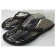 thumbnail image 2 of Women's Beaded Straps Vintage Flats Thong Flip Flop Sandals Black, 2 of 3