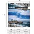 thumbnail image 4 of Sea Lighthouse Magnetic Mailbox Covers, Mail Wraps Garden Yard Home Decor for Outdoor Standard Size 25.5x21 in, 4 of 6