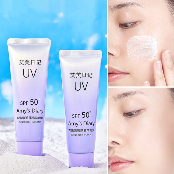 Crema Solar blanqueadora para el cuerpo y la cara, protección solar, cuidado de la piel, control de aceite, aislamiento hidratante, imprimación de maquillaje Fivean unisex