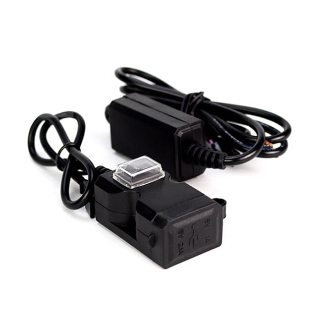 Cargador USB dual para motocicleta, cargador de teléfono USB para motocicleta, cargador de teléfono USB para motocicleta, adaptador de carga USB para motocicleta, integración perfecta