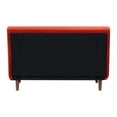 thumbnail image 4 of A&D Home Haru 48" Convertible Futon Chair, Velvet Red Orange, 4 of 9