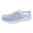 Blue, variant on Women's Breathable Mesh Walking Mules Sneakers Comfortable Orthopedic Clogs Sandals Lightweight Open Back Slip on Shoes for Nursing Black Size 6.5