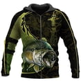 thumbnail image 2 of Hoodies Fishing Graphic 3d Print Zipper Sweatshirts Men Women Unisex Hooded Oversized Hoodie Kids Zip Up Sweatshirts Tracksuits, 2 of 6