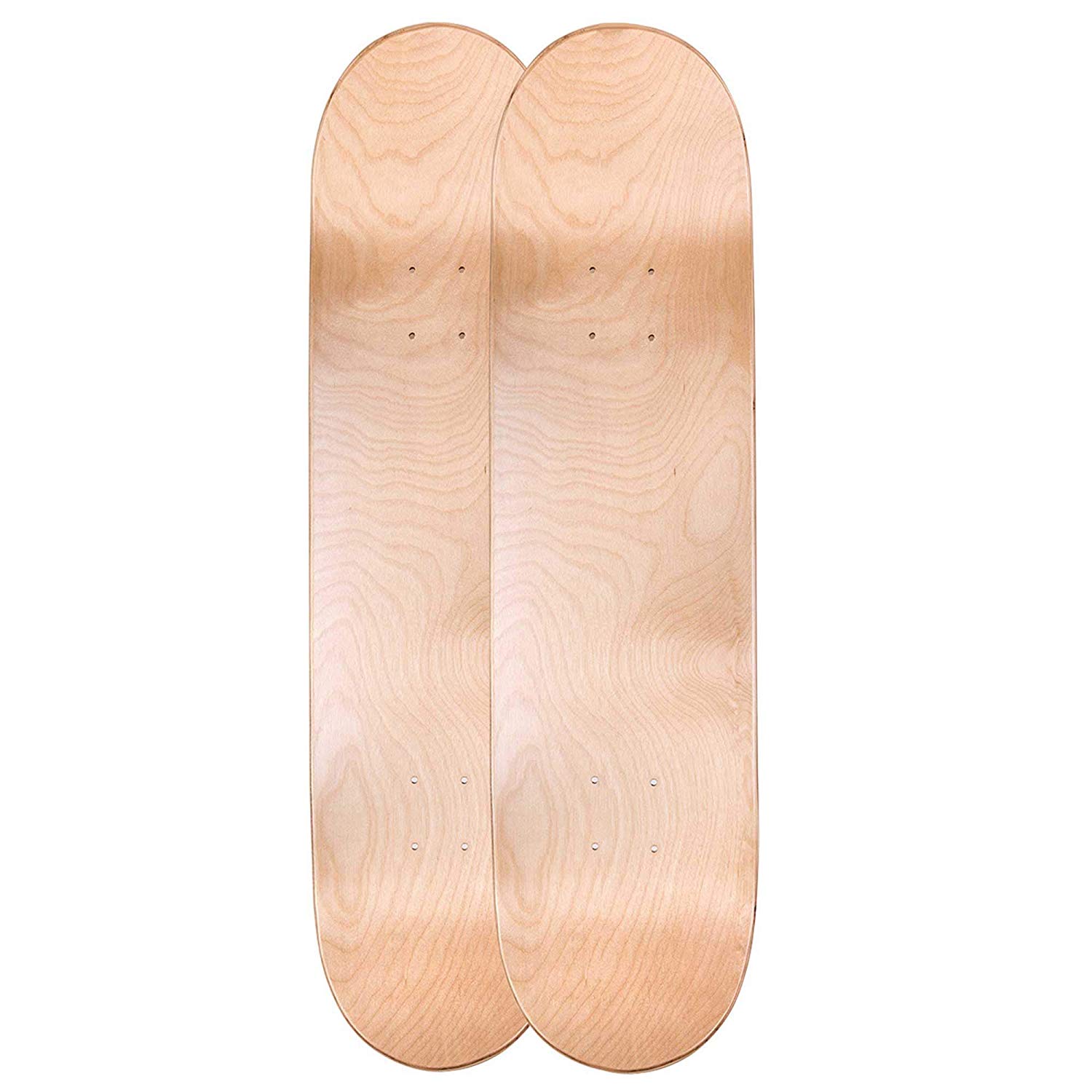 8.0 Two Pack Combinations 8.25 and 8.5 Inch 7.75 Cal 7 Blank Maple Skateboard Decks