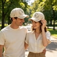 thumbnail image 3 of Virgo Zodiac Embroidered Baseball Cap, Cotton Washed Adjustable Horoscope Sign Hat, Floral Constellation Dad Hat for Women Daily Outdoor Travel 55-60CM, 3 of 3