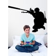 thumbnail image 2 of Wallhogs Haynes Military Soldier VI Silhouette Cutout Wall Decal, 2 of 2