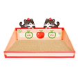 thumbnail image 1 of GROWTH TANK Cat Scratch Pad with Box Sleeping Bed Recycle Board Cat Scratcher Cardboard Cat Red, 1 of 9