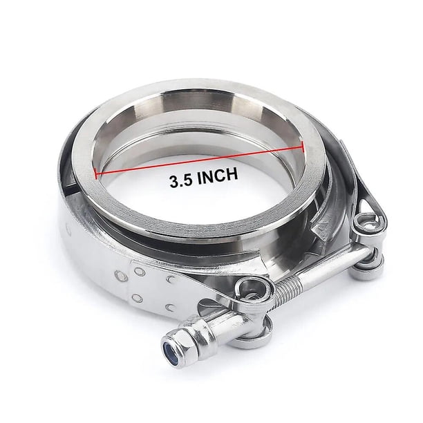 2" 2.25\' 2.5" 3" 3.5" 4\' Car Exhaust V Band Clamp Flange Kit QUICK RELEASE Clamp~13250