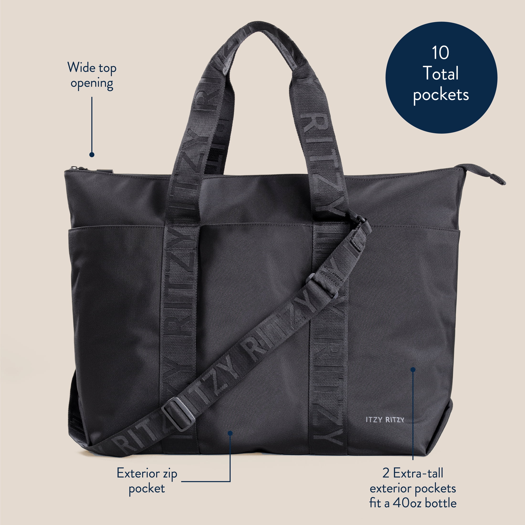 Itzy Ritzy Belong All-in-Tote™ Black