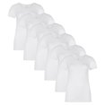 thumbnail image 1 of Bamboo basics Camiseta de mujer KATE, paquete de 6 - Camiseta interior, cuello redondo, camiseta simple Blanco XL (X-Large), 1 of 4