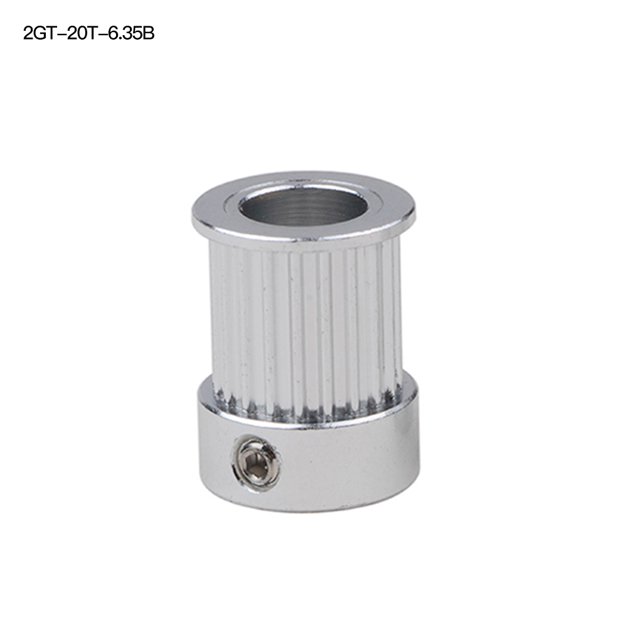 Rueda síncrona de aluminio de 10 mm de ancho, accesorio de polea 20T para impresora 3D, 2GT-20T-6.35B Eigraketly EL000400-02