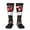 2 Black-2, variant on Fierce Red Viper Graphic Art Knee Socks, High Socks Long Stretchy Sock Women Knee High Stocking, Long Socks for Women