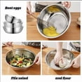 thumbnail image 4 of 4 in 1 Stainless Steel Grater Shredder Slicer with Colander Drain Basin Bowl for Vegetables Fruits Salad as Washing Basket in Kitchen, 10.24inch, 4 of 6