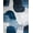 Indigo Blue Gray, Pattern 1, variant on ODIKA Abstract Vintage Brushed Strokes Contemporary Dining Boho Farmhouse Non-Slip Low Profile for Hallway, Study Room, Playroom
